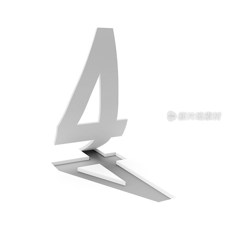 3 d数字4